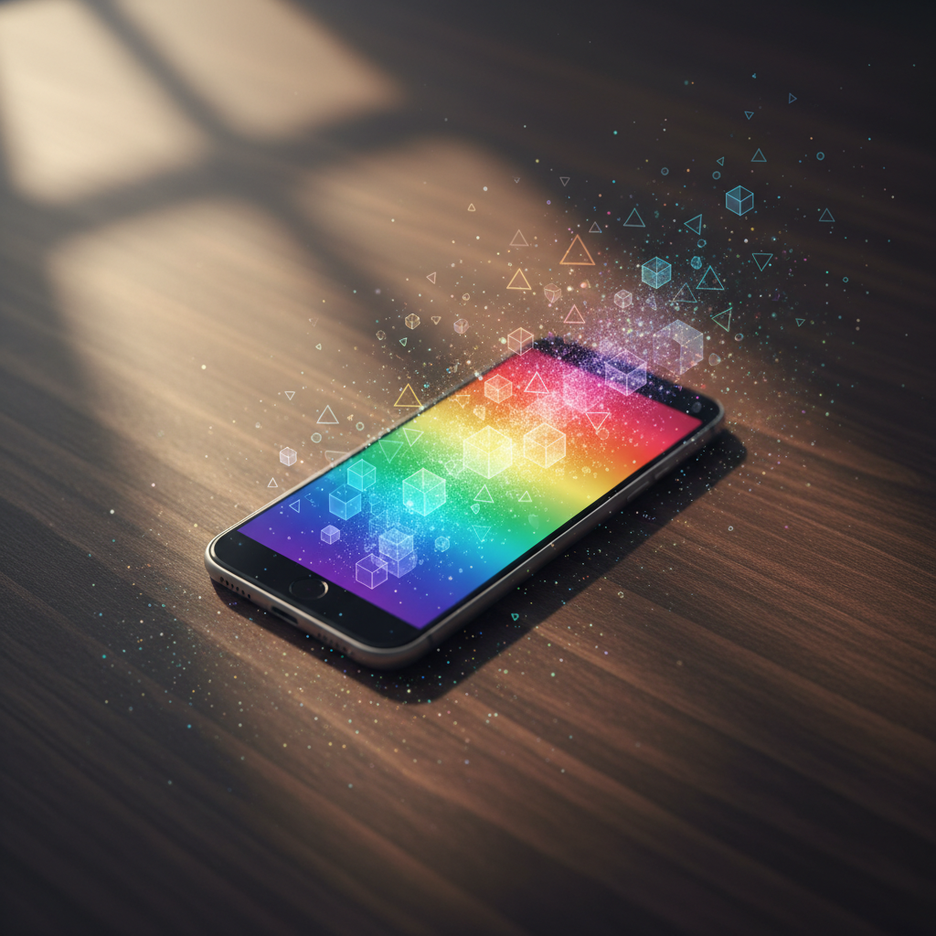 지금 네 손안의 스마트폰 화면, 그 색깔 하나하나가 '상상 속 숫자'로 만들어진 거야