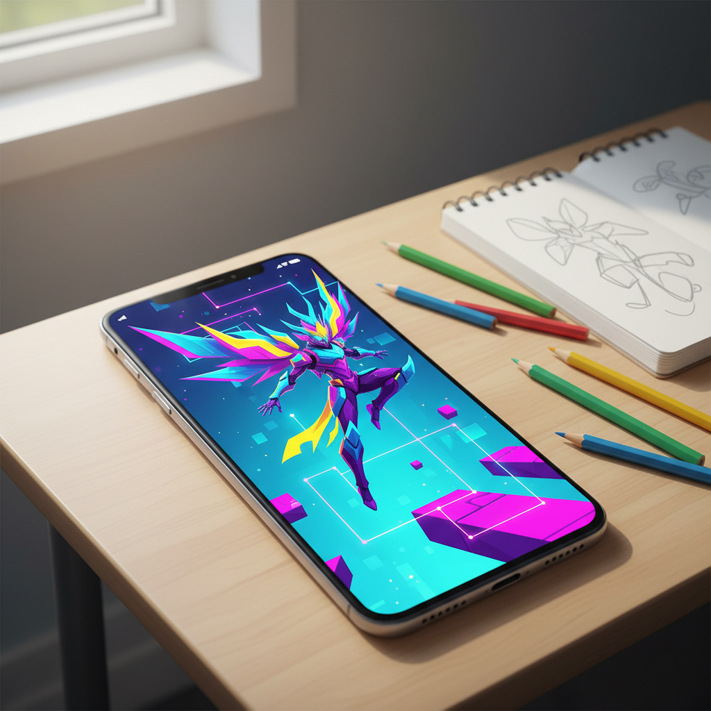 네가 지금 쓰는 스마트폰 화면의 모든 점도 (x, y) 좌표로 움직이고 있어