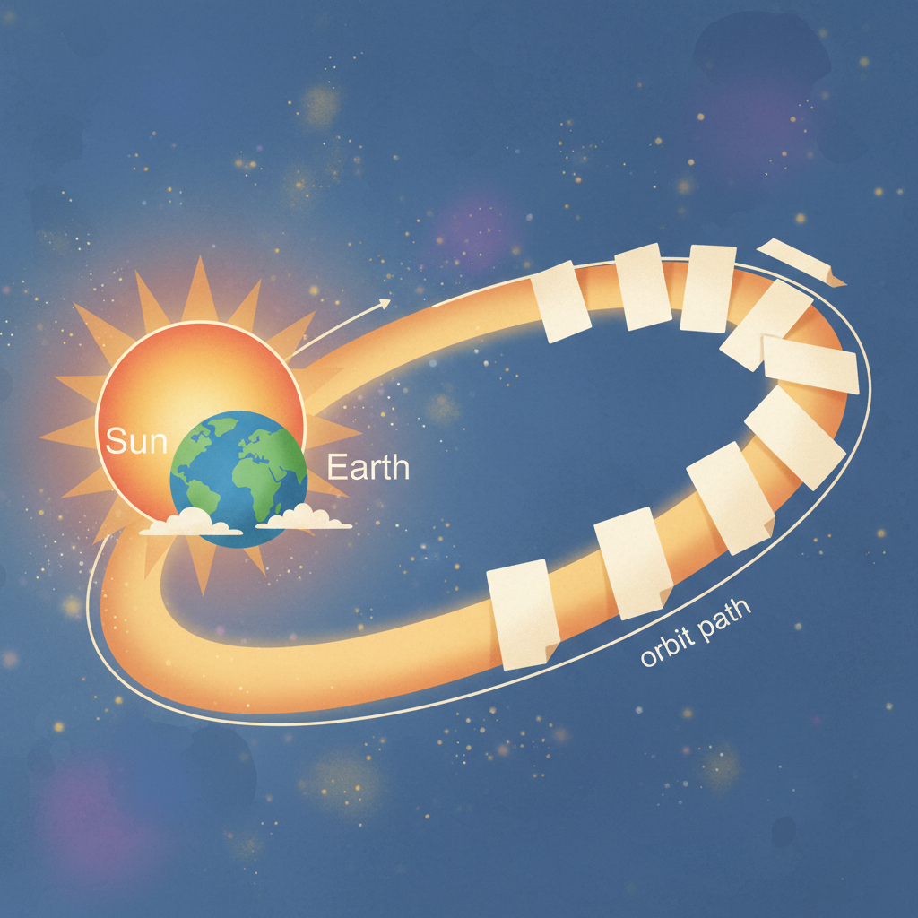 지구의 한 바퀴는 왜 365일쯤이에요