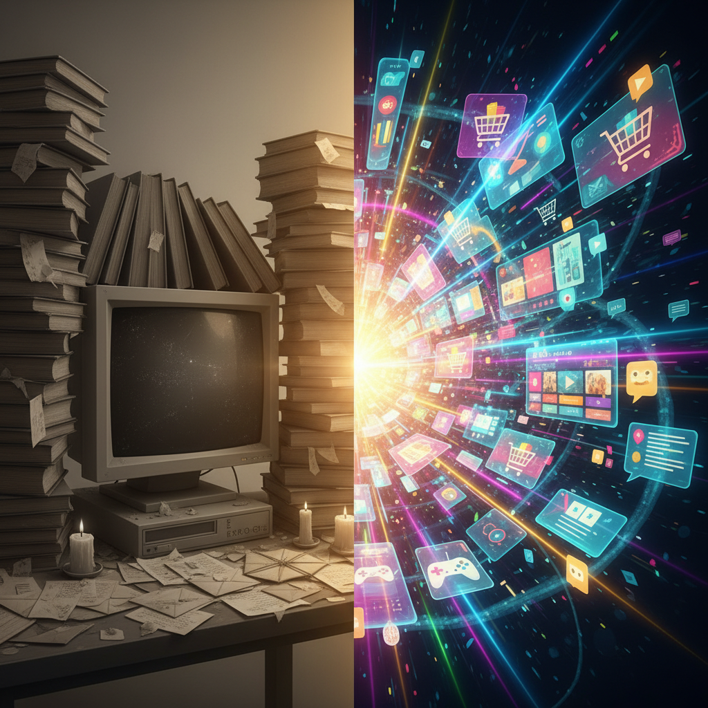 쇼핑, 게임, 유튜브... 클릭만 하면 되는 세상이 펼쳐졌다