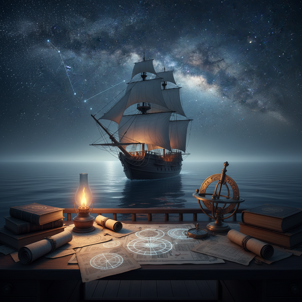 그 계산법 덕분에 사람들은 일식을 미리 알고, 배가 길을 잃지 않게 됐어