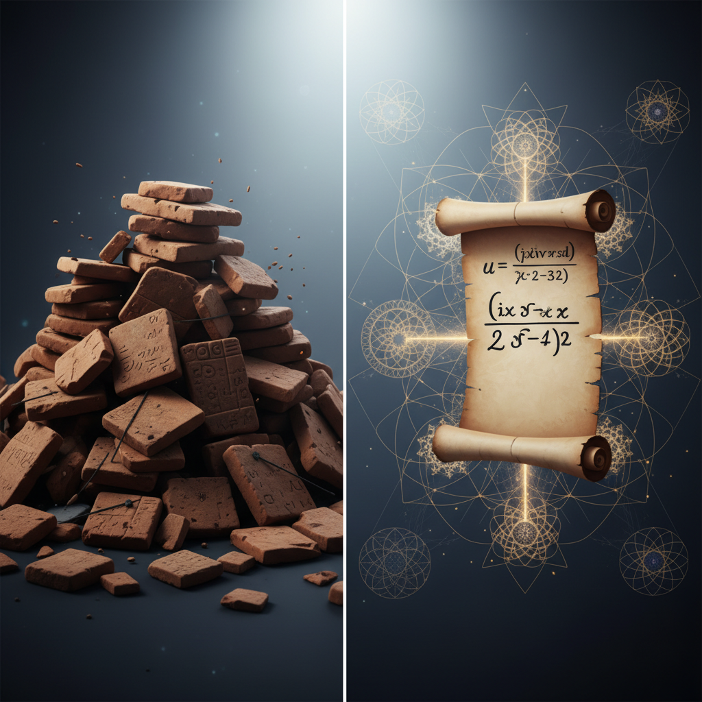 그 전엔 100가지 문제를 풀려면 100가지 방법이 필요했는데, 이제는 하나의 공식으로 다 풀 수 있게 됐어