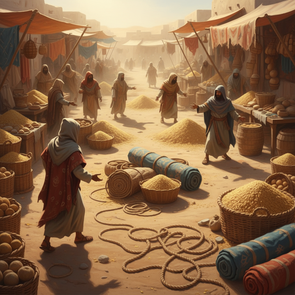 옛날 사람들은 땅을 나눌 때마다 싸웠어