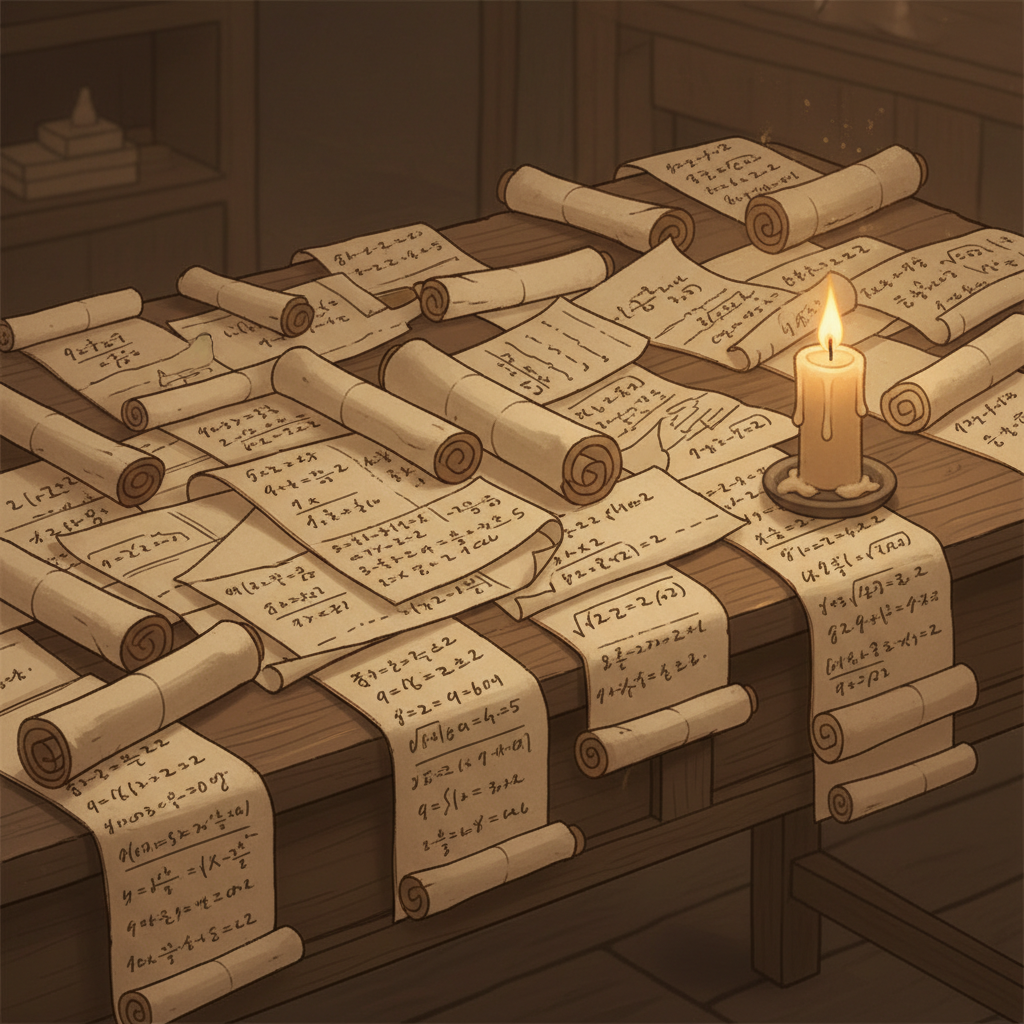 하나씩 풀어야 했던 답답한 수학 문제들