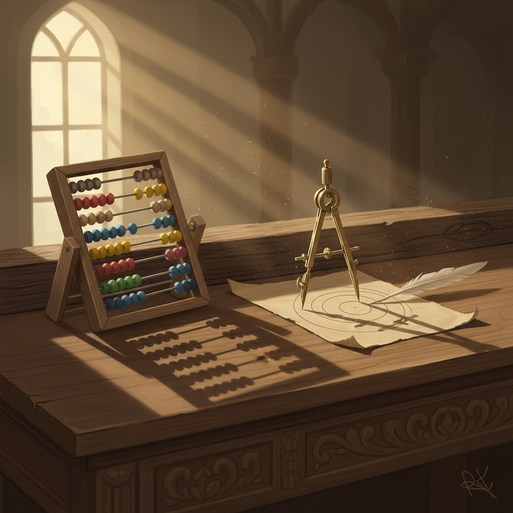 옛날 사람들은 도형과 숫자가 완전히 다른 세계라고 생각했어