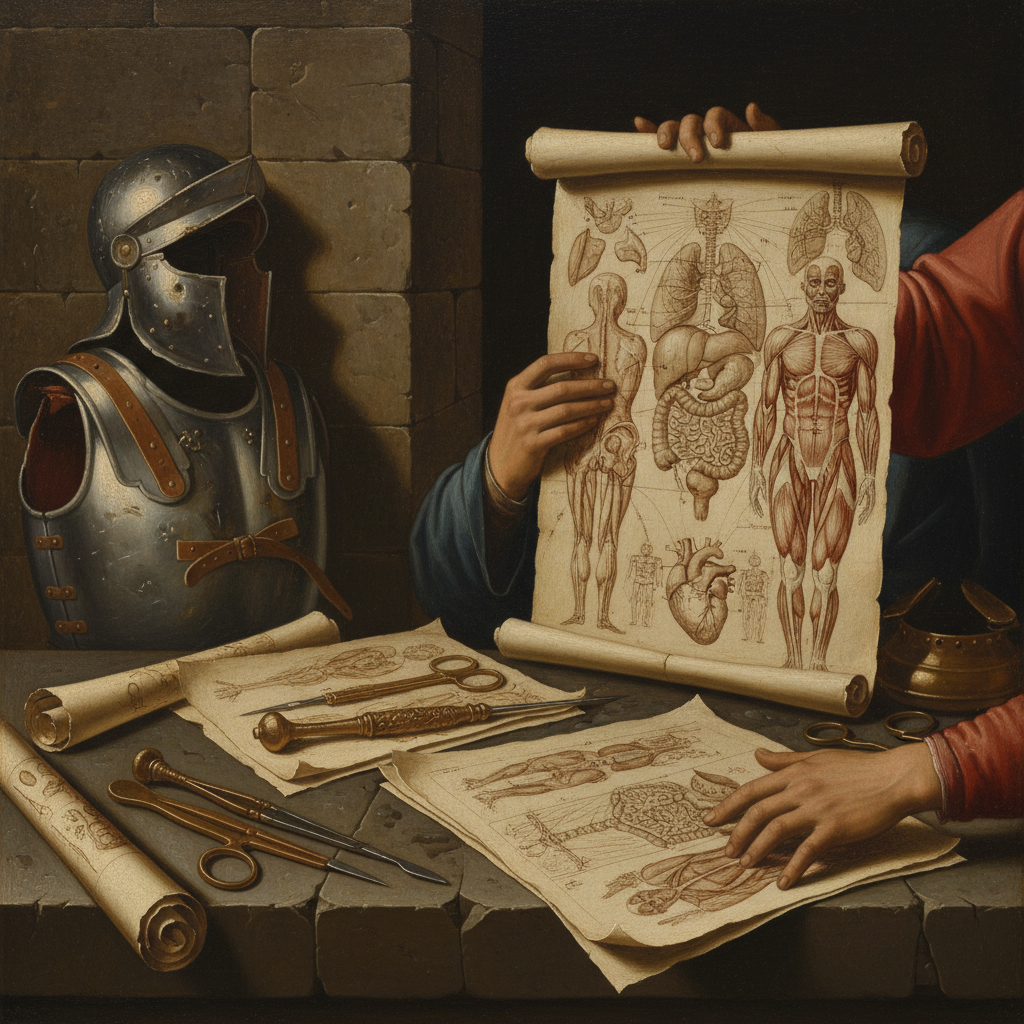 검투사들의 상처를 치료하다가 몸의 설명서를 직접 써버렸다