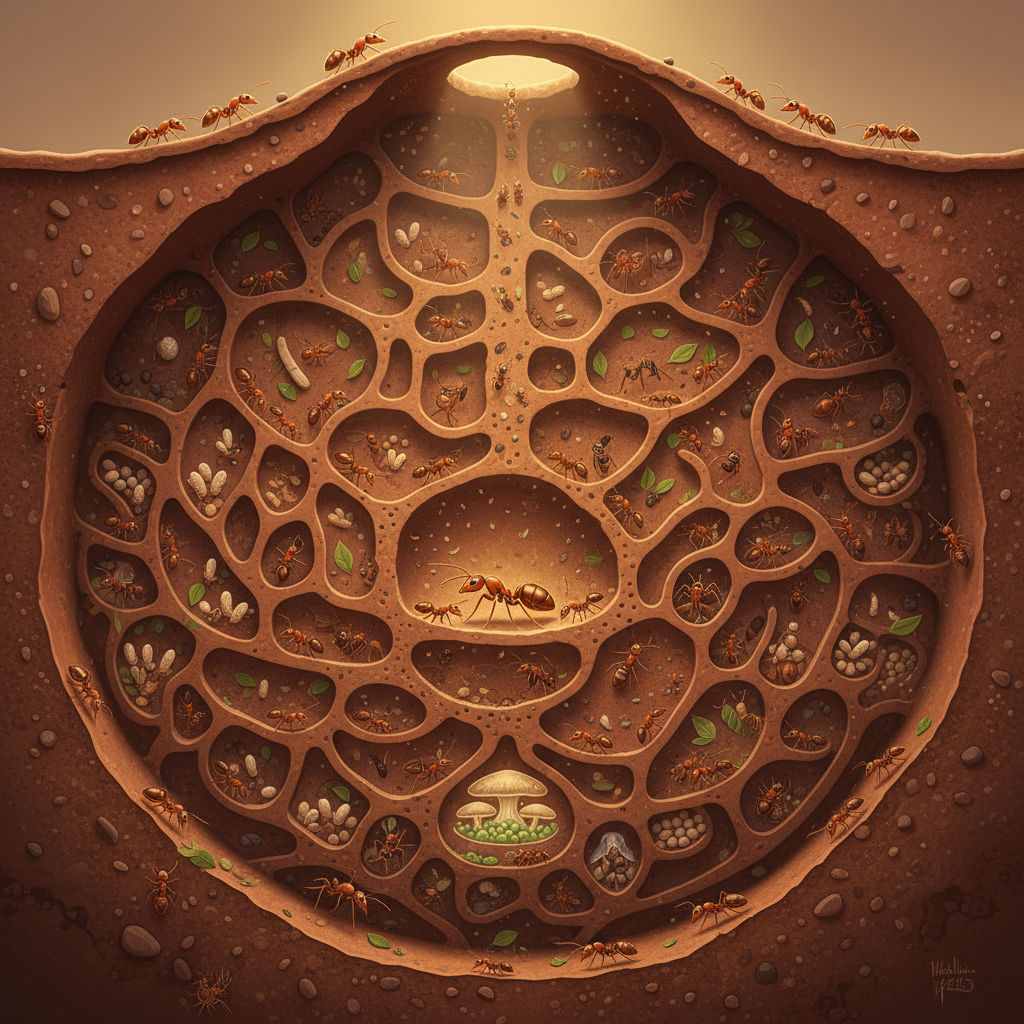 개미 사회를 50년간 관찰하니, 유전자가 '착한 행동'을 설계한다는 걸 발견했어