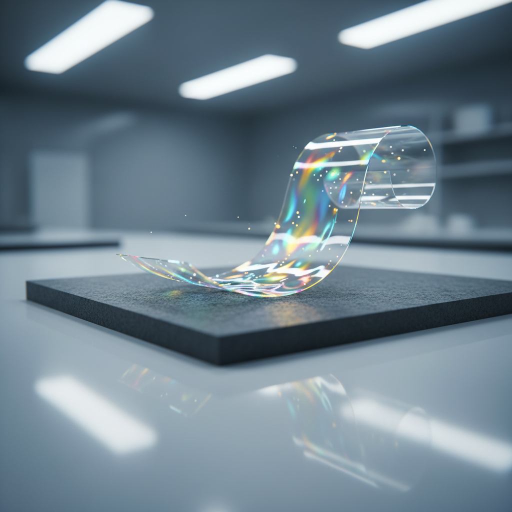 투명 테이프로 연필심을 계속 찢어내면 생기는 일