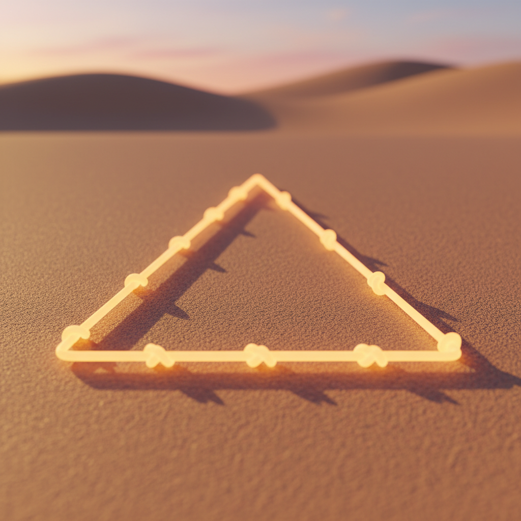 직각삼각형의 세 변 길이만 알면 완벽하게 직각을 만들 수 있다는 비밀을 찾아냈어