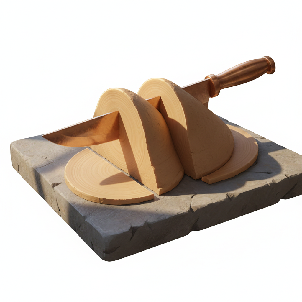 원뿔을 칼로 자르면 네 가지 신기한 모양이 나온다는 걸 알아냈어