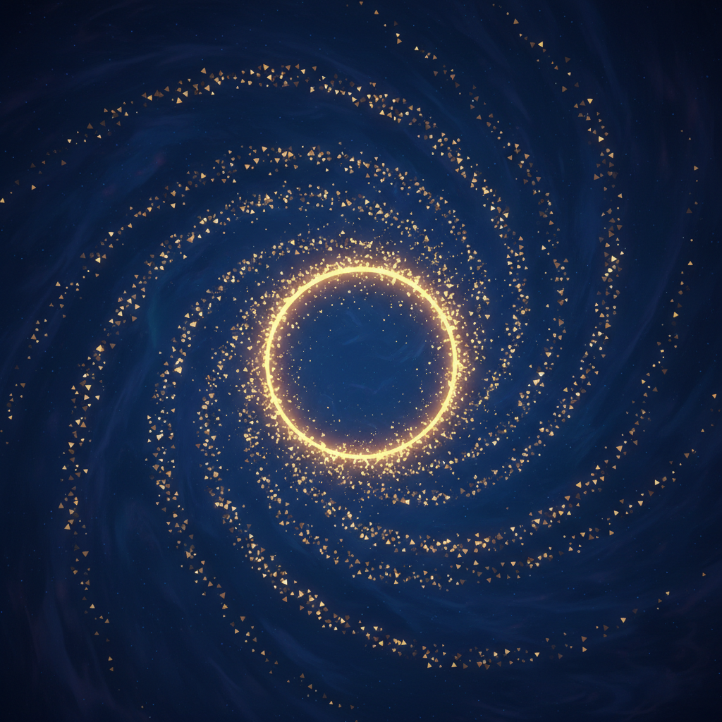 마다바는 원을 작은 조각들로 잘게 쪼개서 끝없이 더했어