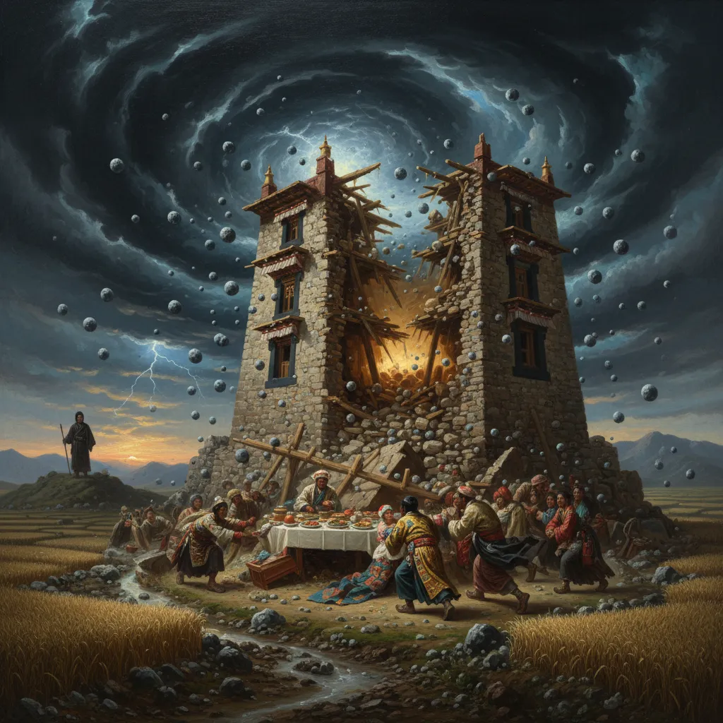 ## 우박이 마을을 덮은 날