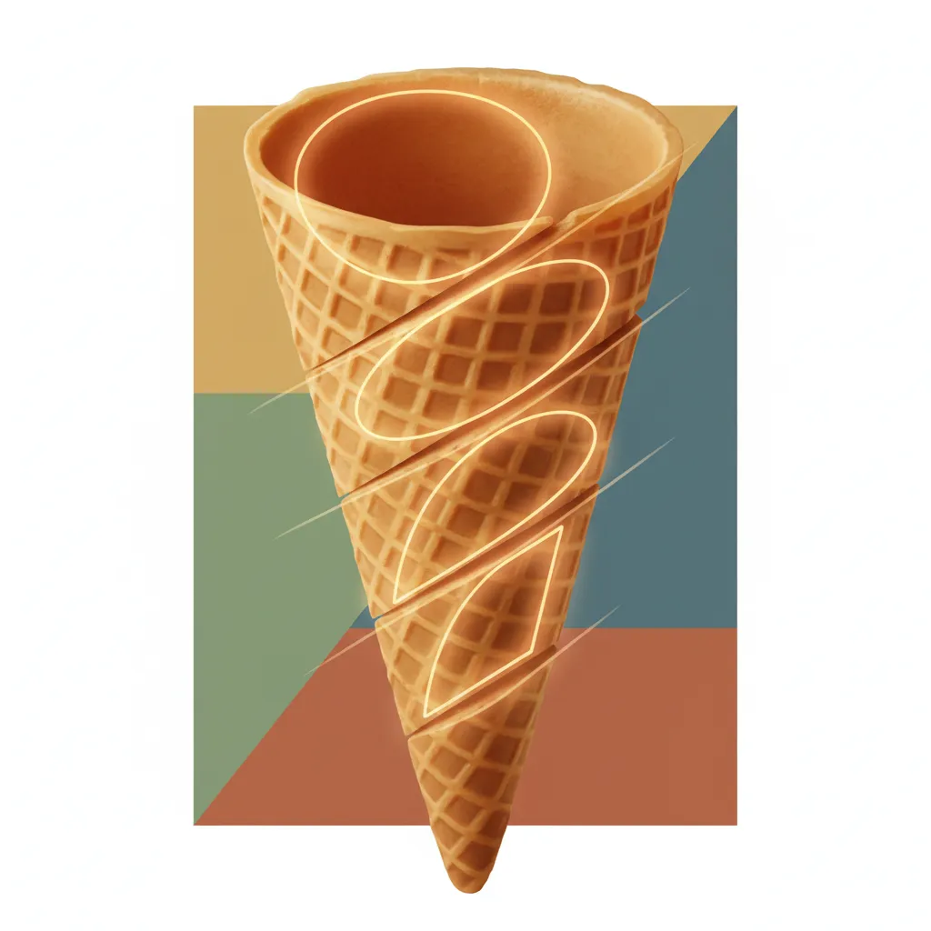 원뿔 하나로 네 가지 곡선을 꺼내는 마술