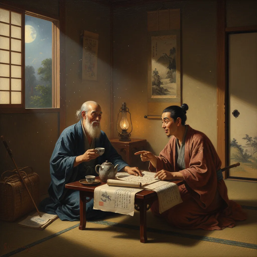 ## 평생의 스승을 만난 시간은 단 하룻밤뿐이었다