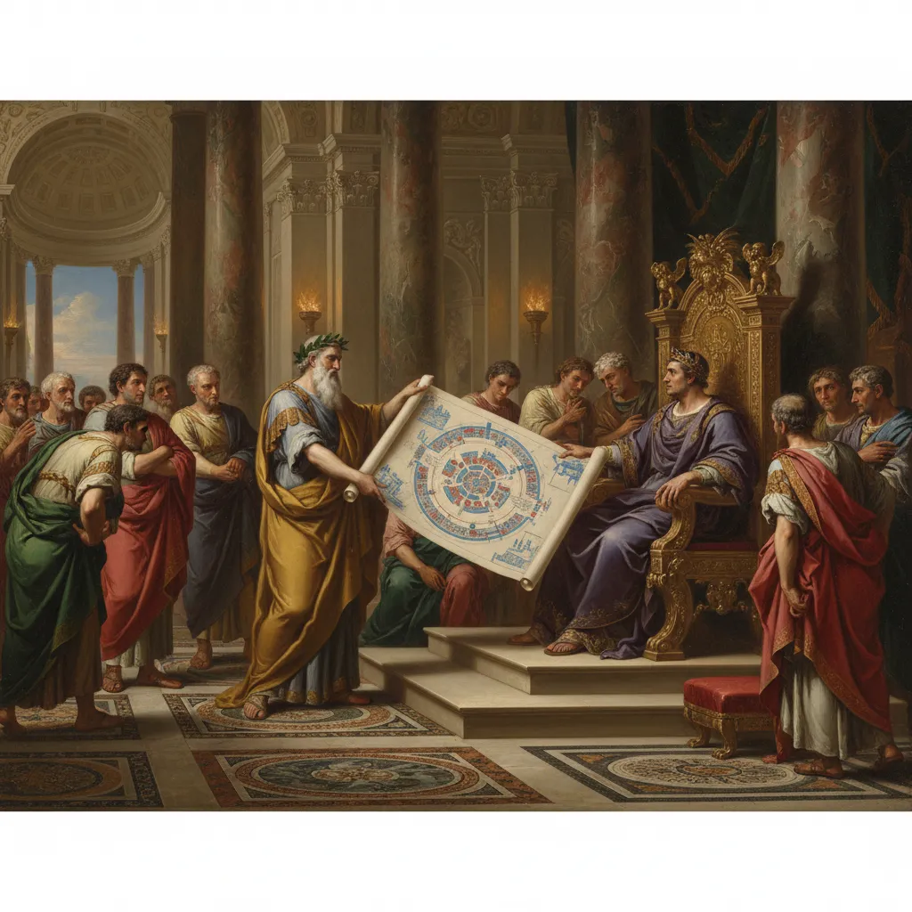 황제 갈리에누스에게 '플라토노폴리스' 건설을 청원하다