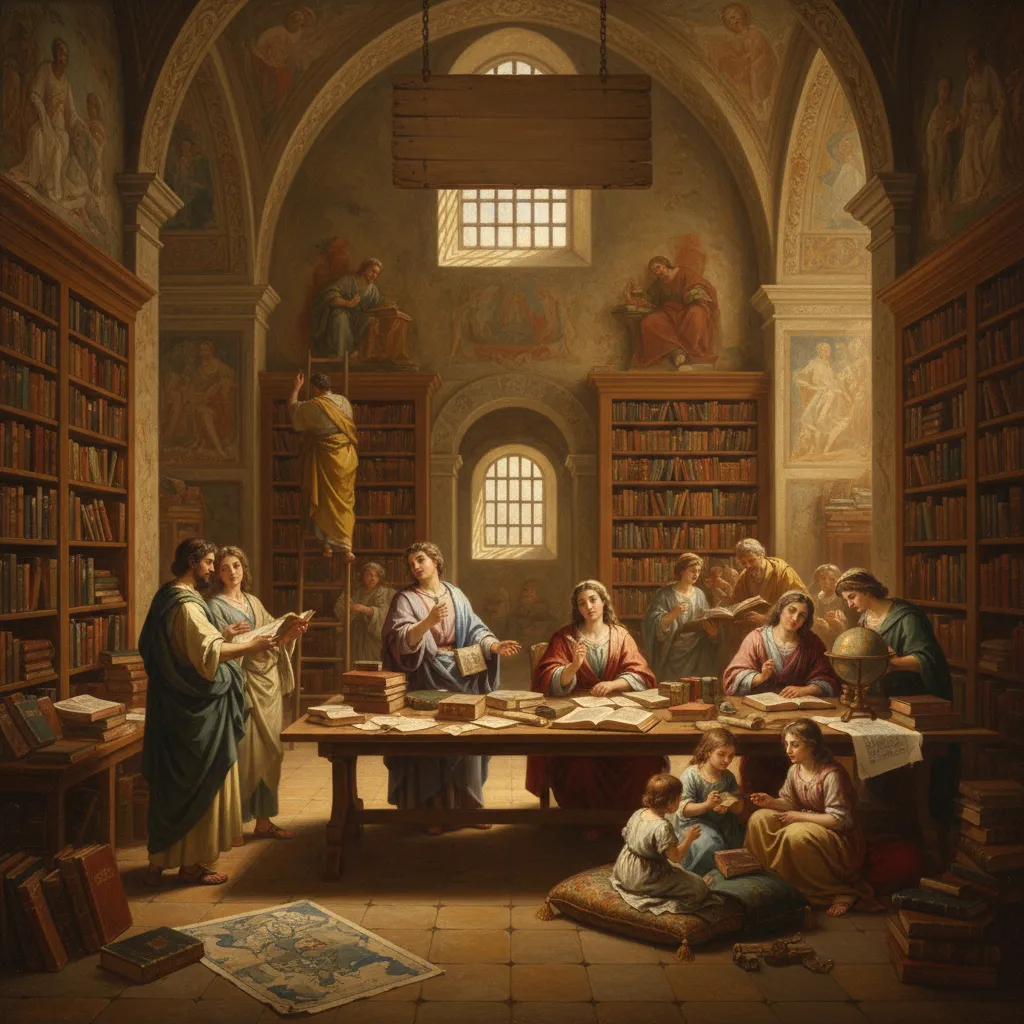 감옥 아닌 감옥에서 도서관을 차리다