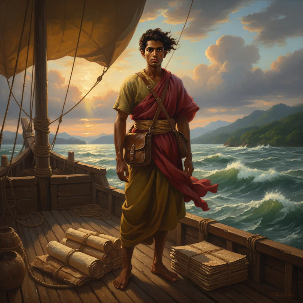 ## 인도 청년, 스리랑카행 배에 오르다