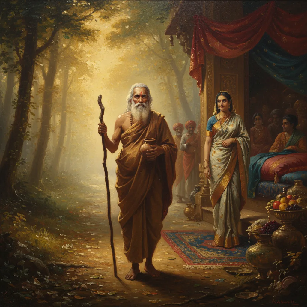 ## 아내에게 재산을 나눠주고 숲으로 간 사람