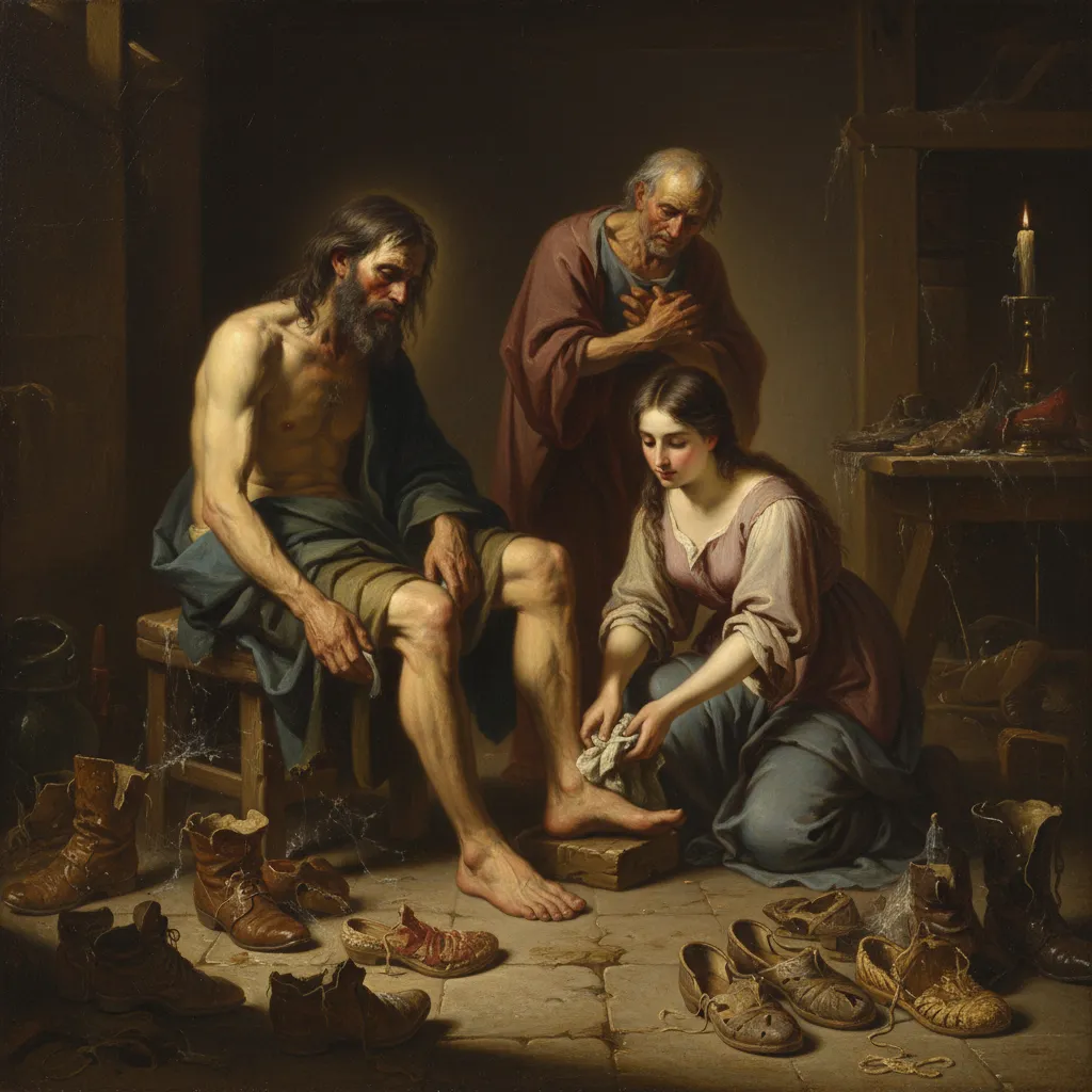 12년 동안 신발도 신지 않은 이유