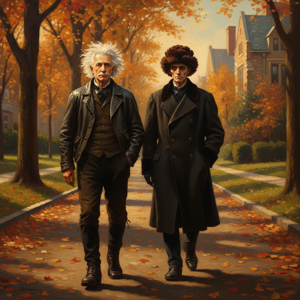 ## 아인슈타인은 괴델과 걷기 위해 연구소에 출근했다