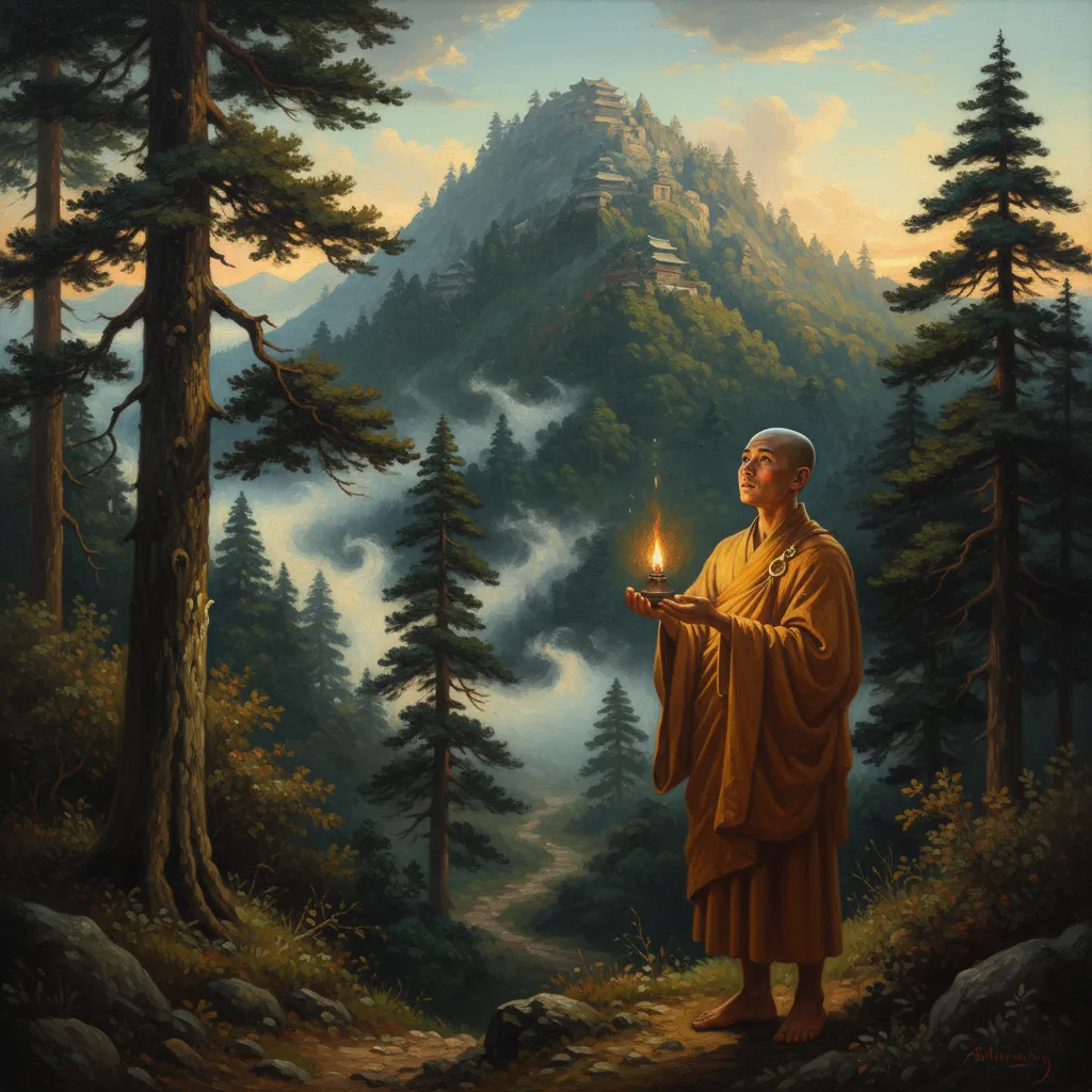 열아홉 살 청년이 산에 올라가서 12년을 내려오지 않았다