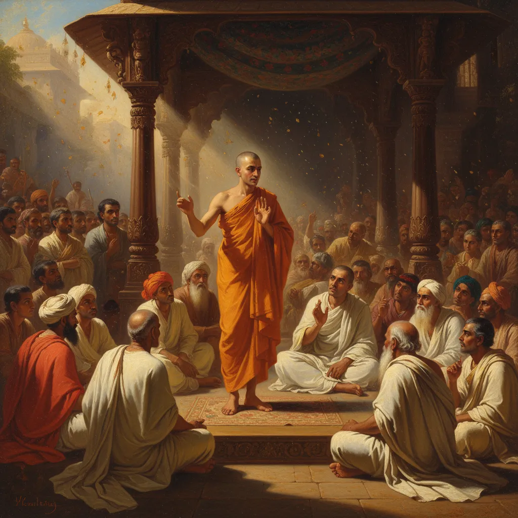 ## 힌두 논리학자들과의 공개 논쟁에서 논파당하지 않은 사람