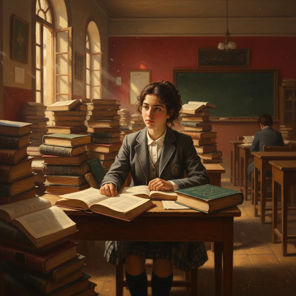 ## 중학교 수학 선생님은 이 소녀에게 재능이 없다고 말했다