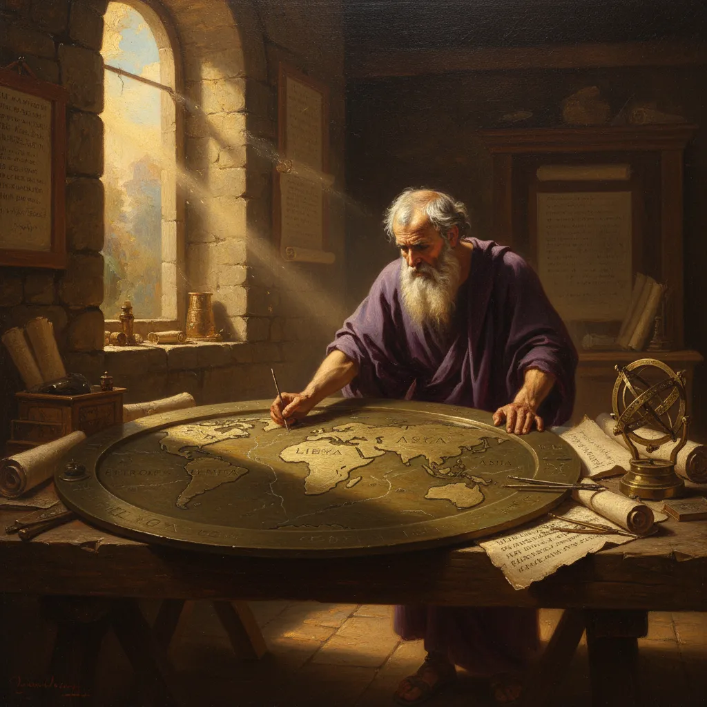 청동판 위에 새긴 세계, 최초의 지도가 펼쳐지다