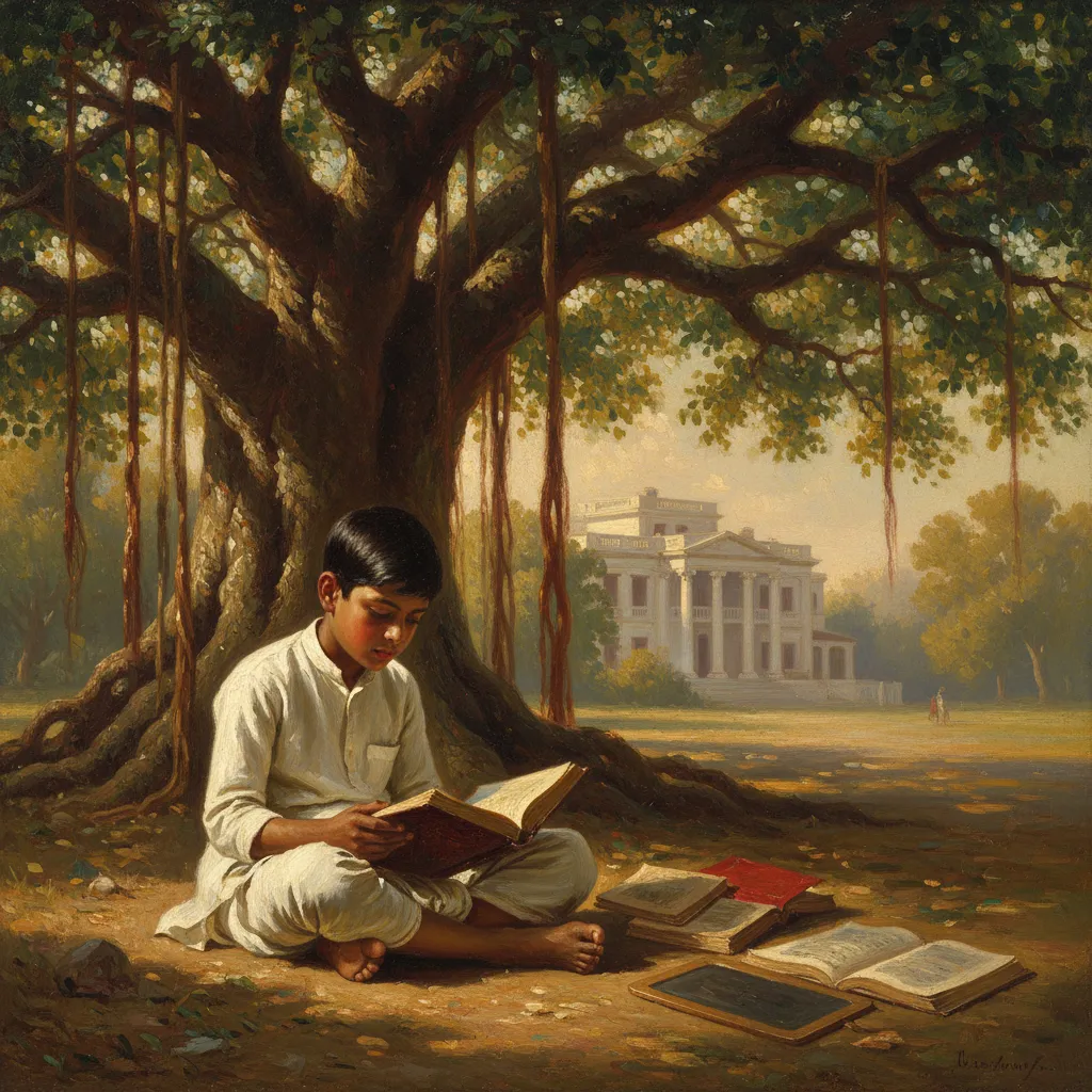 은수저를 내려놓고 맨발로 걸은 소년