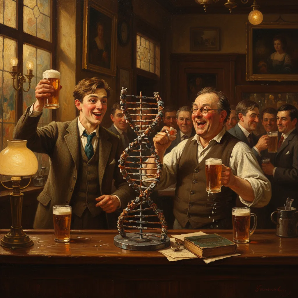 ## 25세와 37세가 펍에서 생명의 설계도를 완성했다