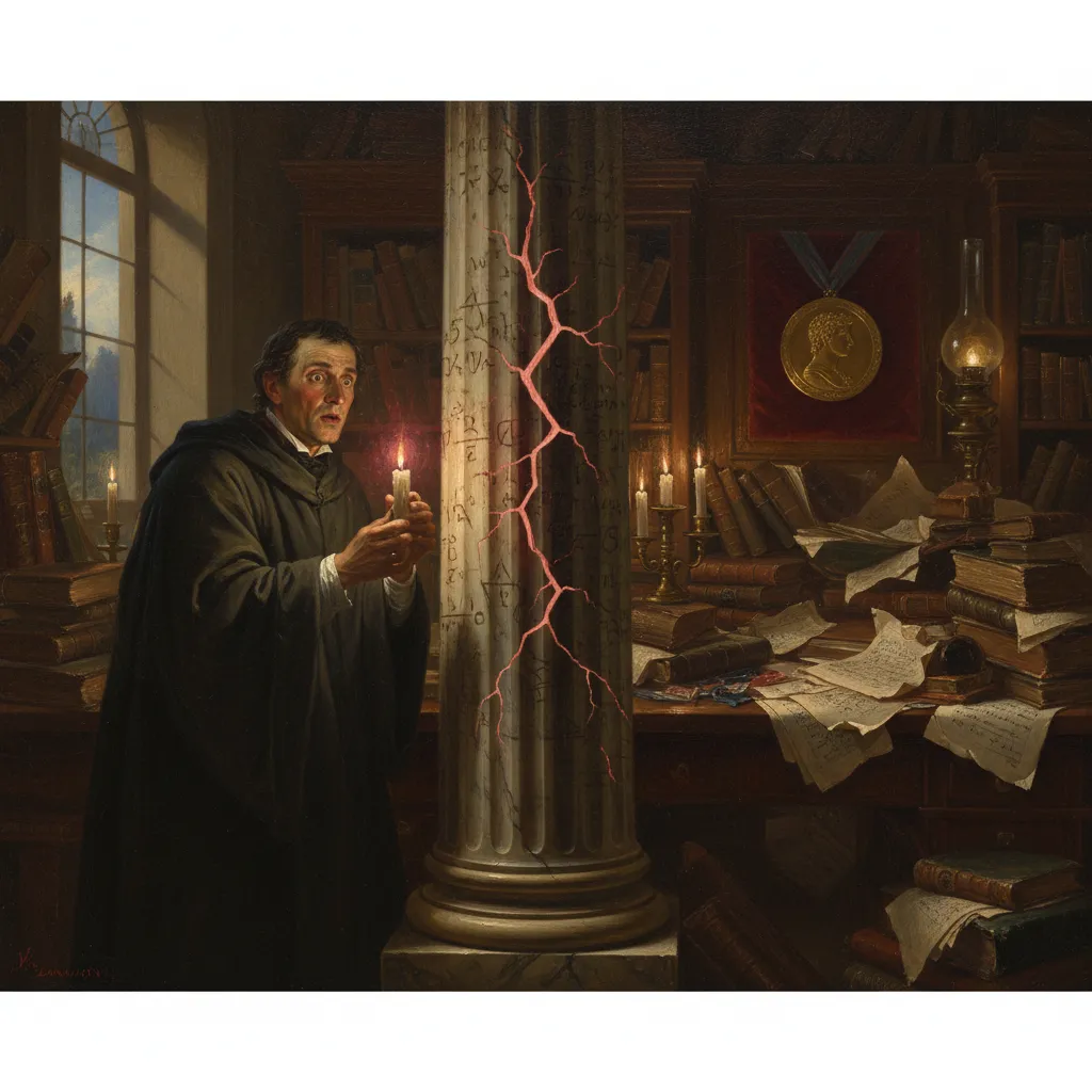 왕관을 쓴 직후, 자기 왕국이 모래 위에 세워졌음을 알았다