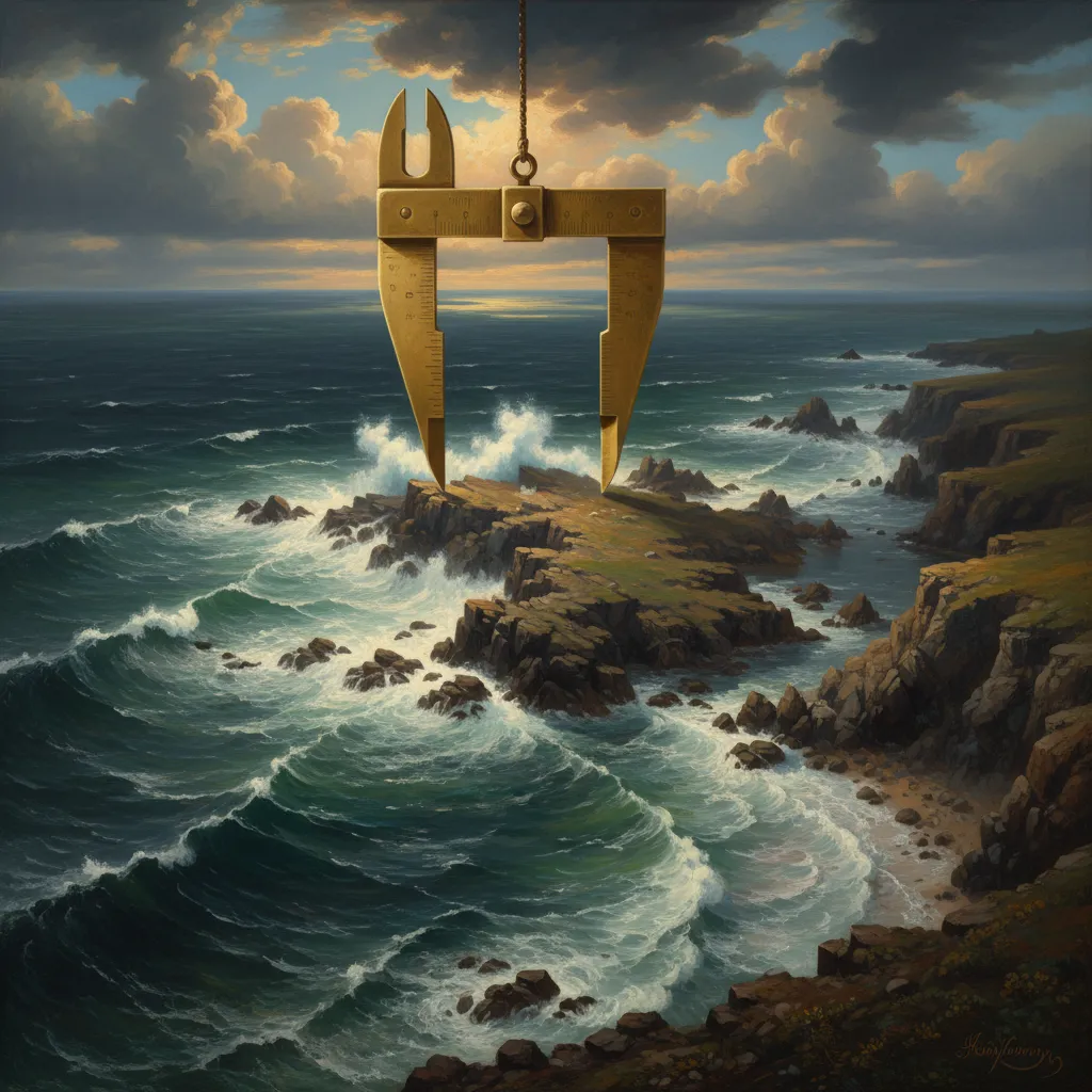 ## 영국 해안선의 길이를 재려 할수록 답이 무한대로 발산했다