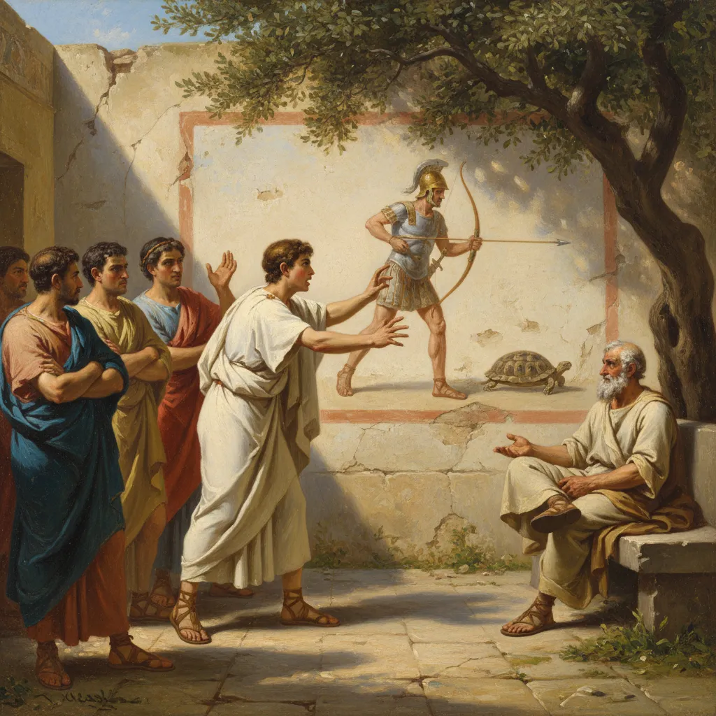 ## 스승을 지키기 위해 역설을 만든 제자 제논