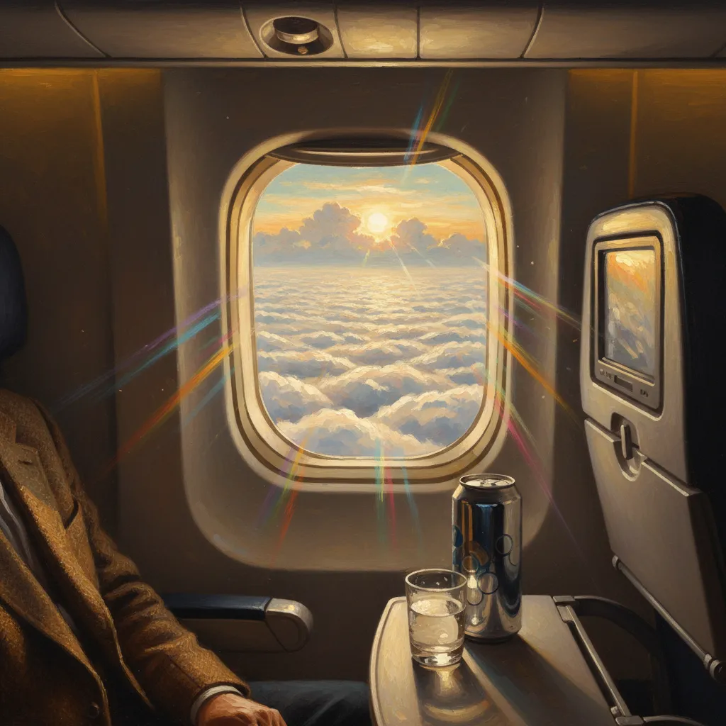 비행기 타고, 탄산수 마시고, 숨 쉬는 지금 이 순간