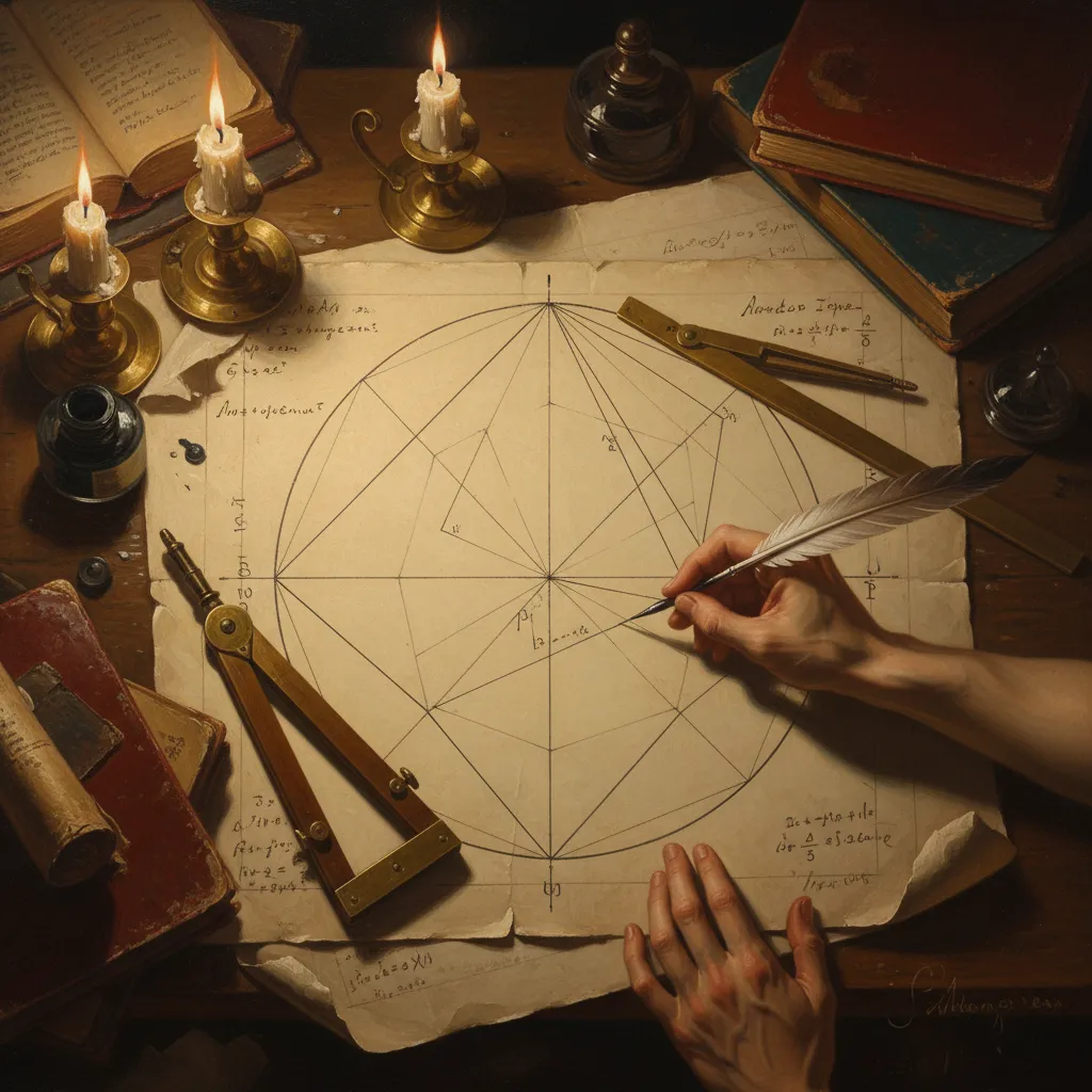 ## 원에 칼을 대면 댈수록 원주율이 모습을 드러냈다