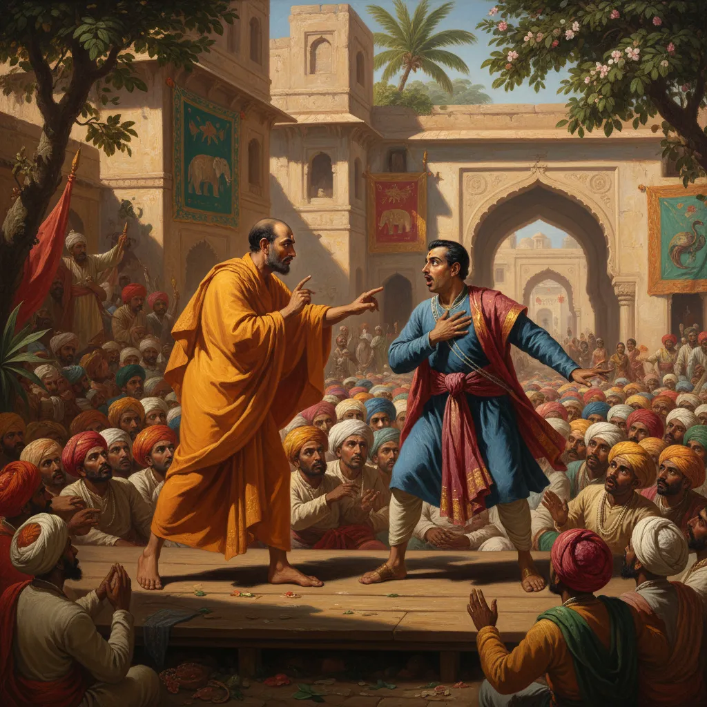 ## 토론 배틀 챔피언 — 힌두 학자들을 침묵시킨 논증법