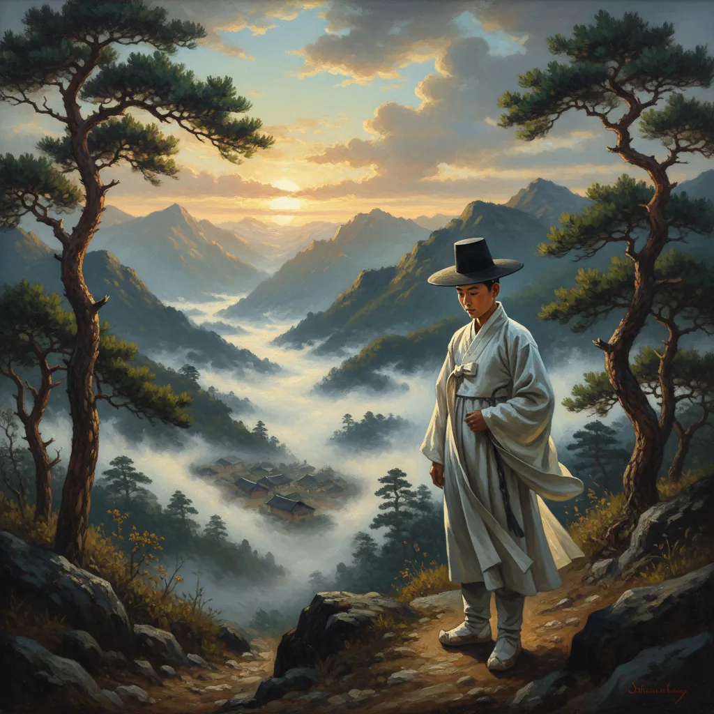 ## 열여섯 살 소년, 산에서 내려오다