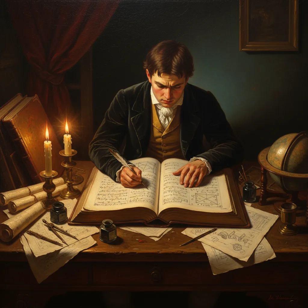 천재의 노트를 아무도 읽지 못했다