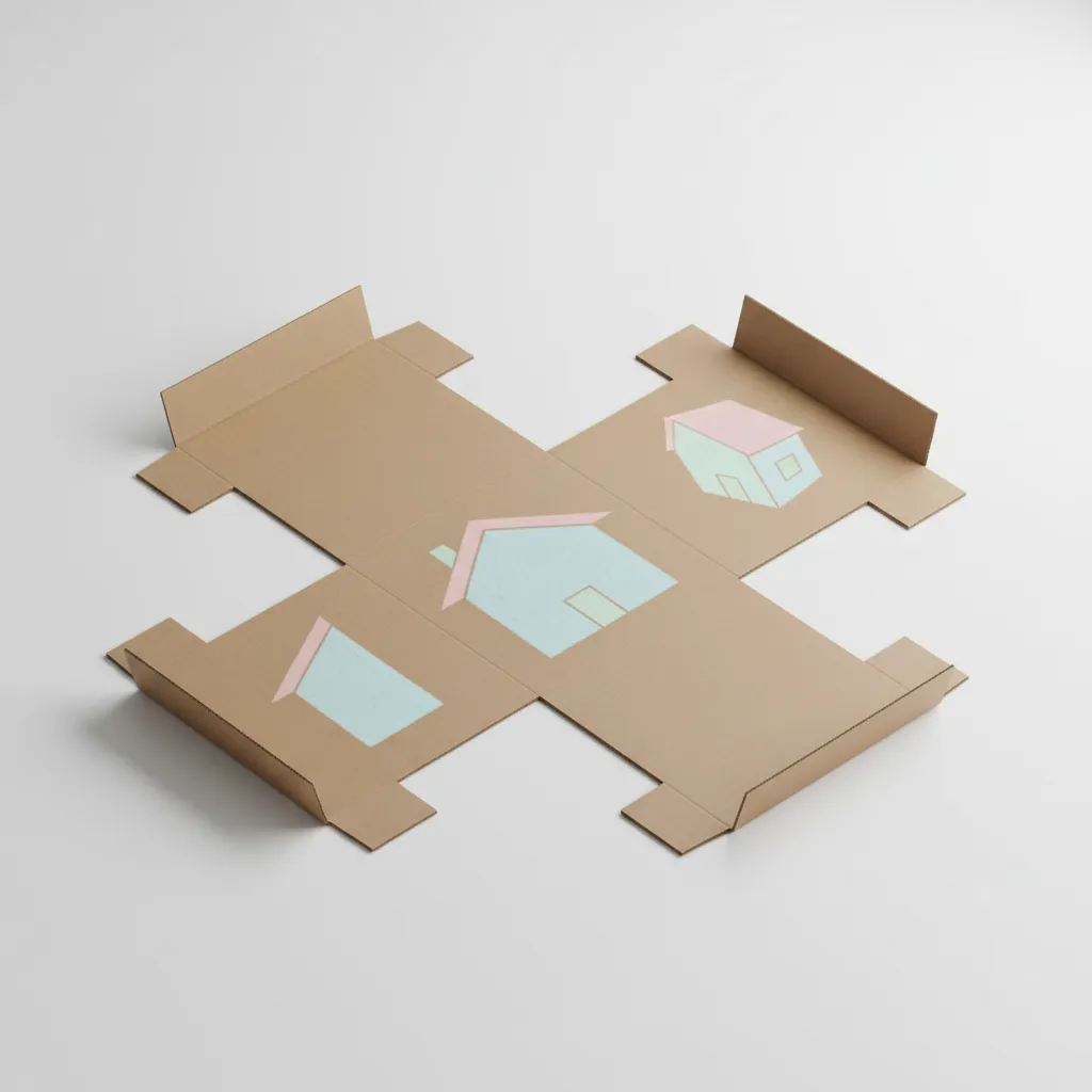 상자를 펼치면 도면이 된다 — 화법기하학의 핵심