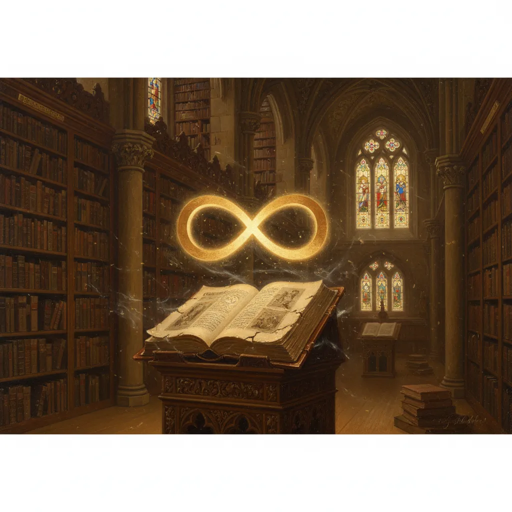 ## 숫자 8이 드러누운 날 — ∞는 어떻게 태어났을까