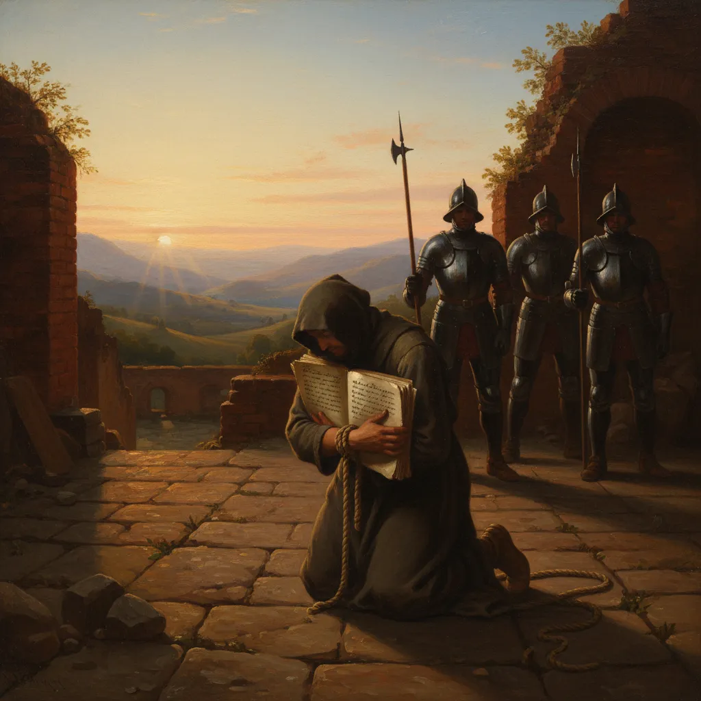 ## 밧줄이 목을 조이는 순간까지 그가 남긴 질문