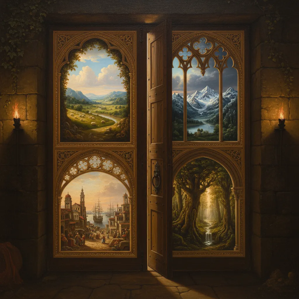 문 밖에서 만난 네 가지 풍경