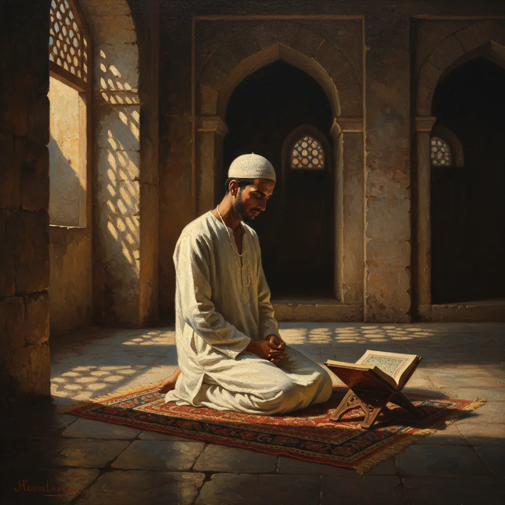 ## 이슬람 수행자의 옷을 입고 모스크에 들어간 힌두 사제