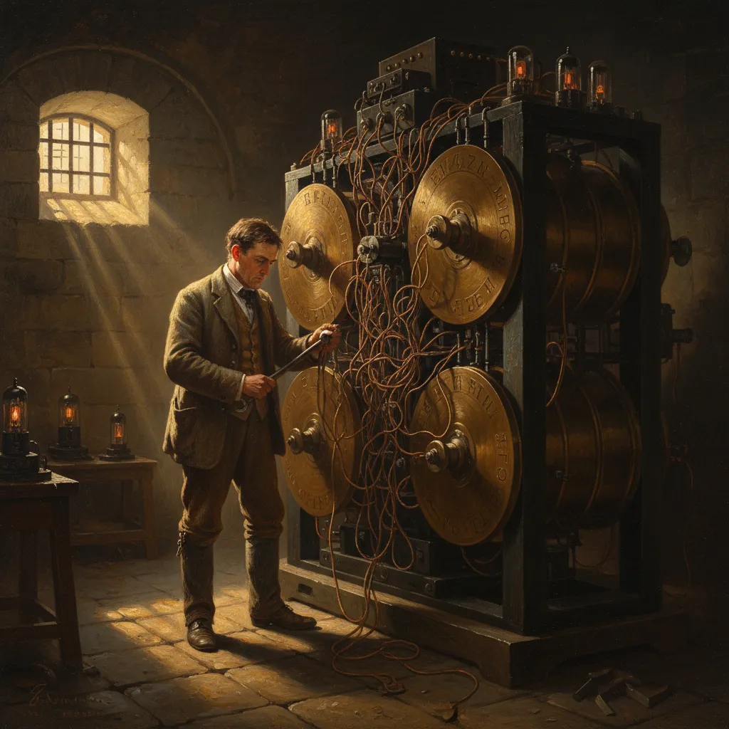 ## 매일 아침 나치의 암호가 바뀌었고, 그는 해가 뜨기 전에 풀어야 했다