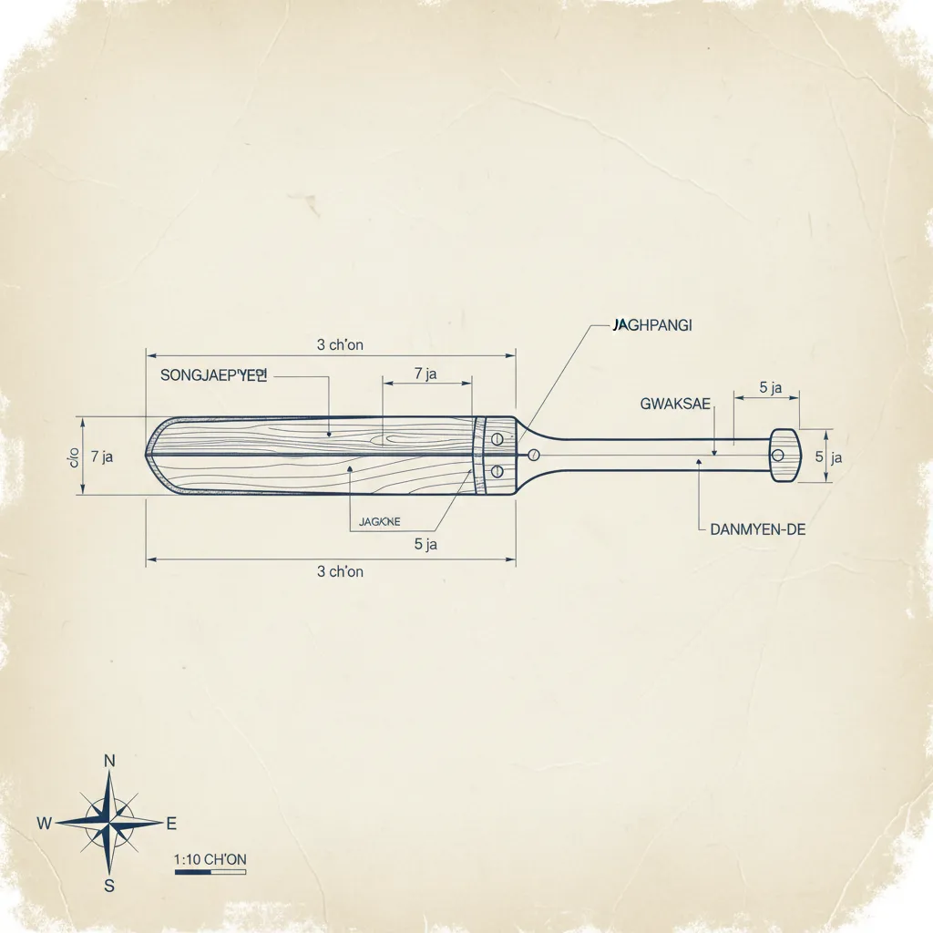 곤장에도 '사이즈'가 있다 — 놀랍도록 정밀한 규격