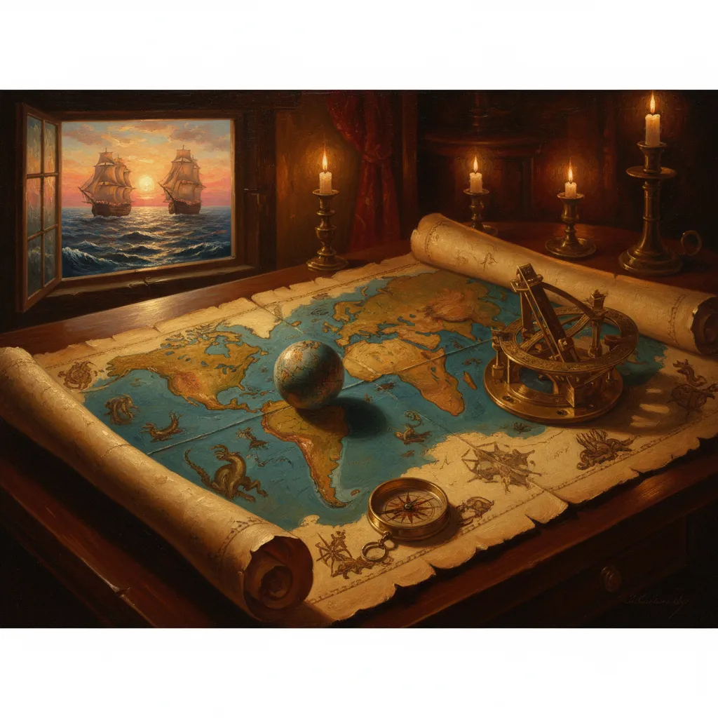 지구를 30퍼센트 줄여 그린 지도가 콜럼버스를 대서양으로 내보냈다