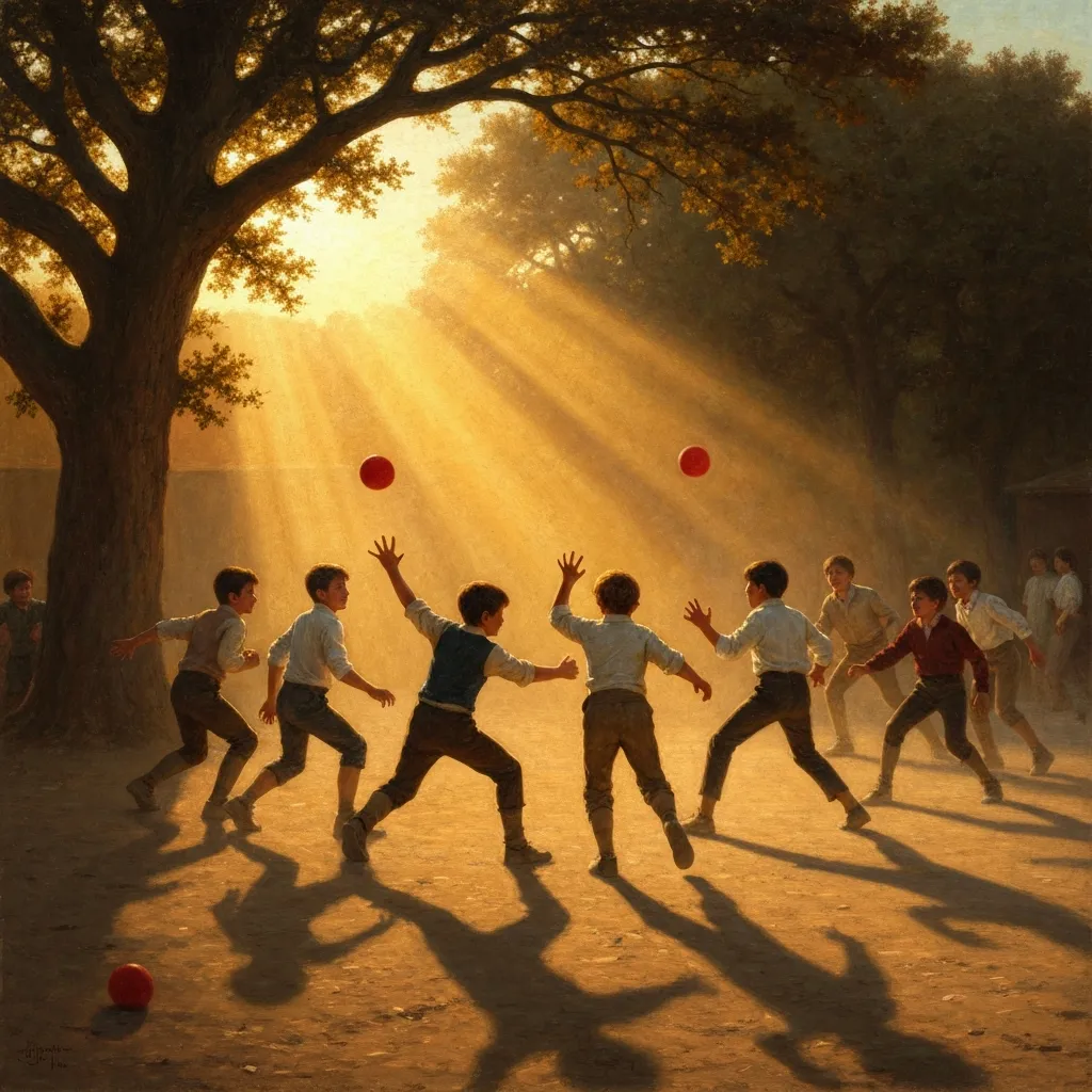 운동장에서 벌어진 전쟁