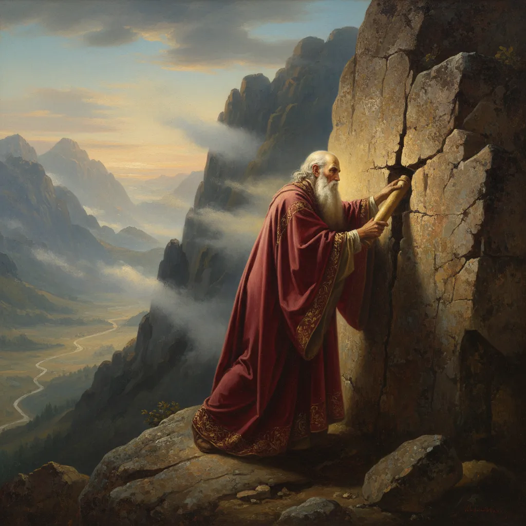 천 년 뒤에 열어볼 편지를 산속에 숨기다