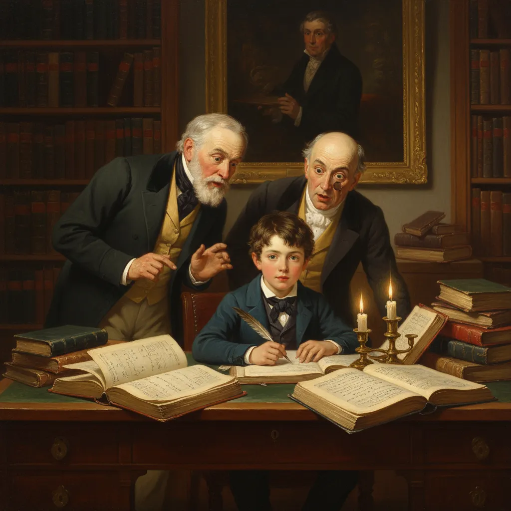 ## 나폴레옹의 소년 천재, 책상 위에서 혁명을 시작하다