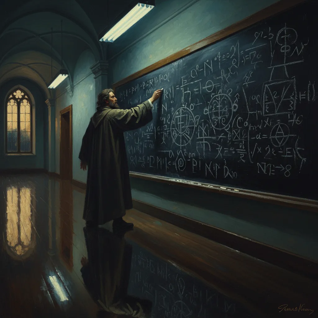 합리성의 설계자가 환청에 지배당하기 시작했다